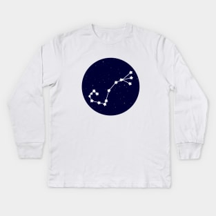 Scorpio Zodiac Constellation Kids Long Sleeve T-Shirt